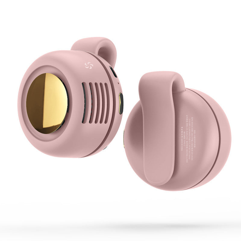 Rechargeable Mini Cyclone Fan – Buckle Clip-On Pocket Fan for On-the-Go Cooling