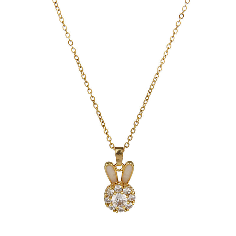 Necklace,stainless Steel,with Rolling Rabbit,Only Self-pickup Is Supported, And The Displayed Prices Are All Self-pickup Prices