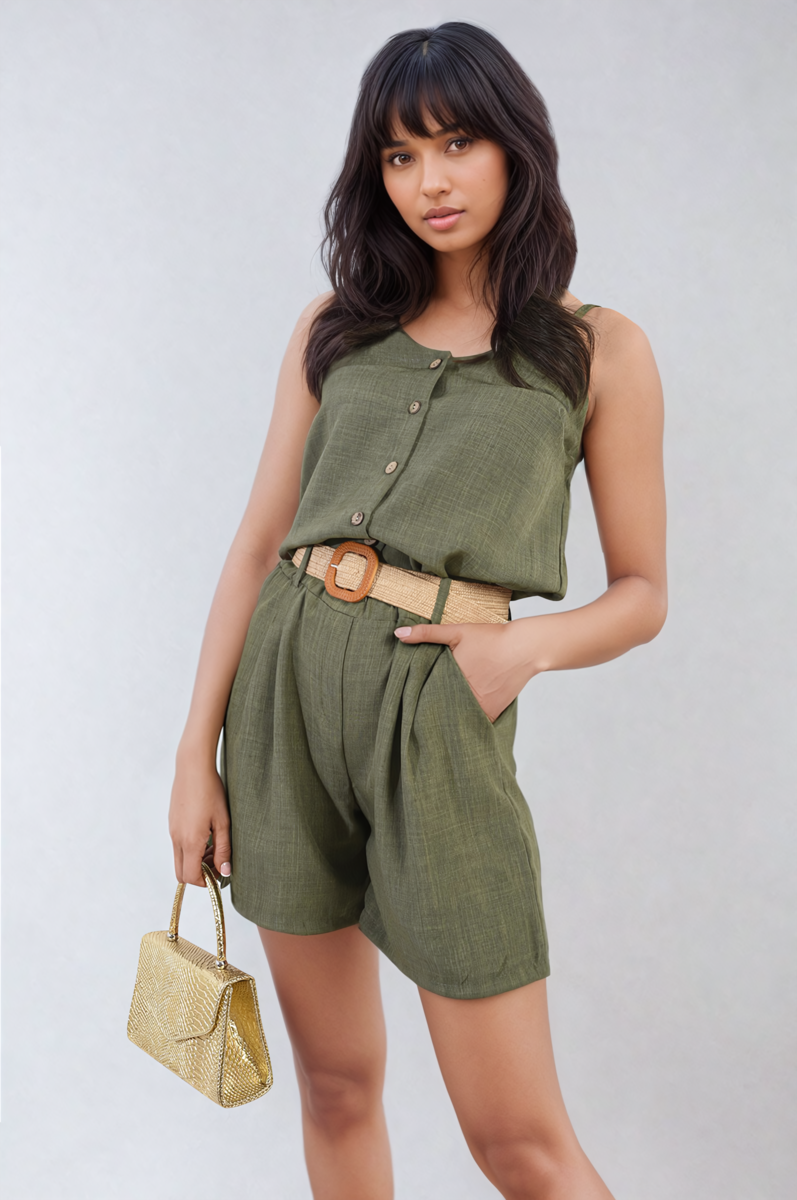 Strappy Button Top-2